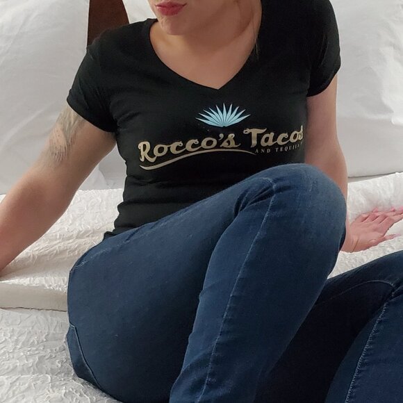 Girls Waitress Rocco's Top Size S Worn - Picture 6 of 6